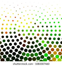 Spotted colorful vector background. Abstract halftone illustration pattern. Vintage texture
