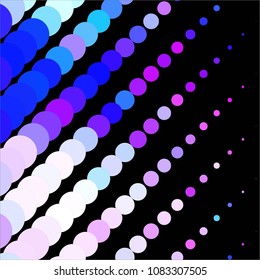 Spotted colorful vector background. Abstract halftone illustration pattern. Vintage texture
