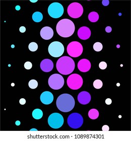 Spotted colorful vector background. Abstract halftone illustration pattern. Vintage texture
