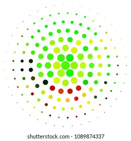 Spotted colorful vector background. Abstract halftone illustration pattern. Vintage texture
