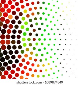 Spotted colorful vector background. Abstract halftone illustration pattern. Vintage texture
