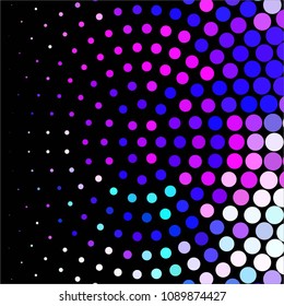 Spotted colorful vector background. Abstract halftone illustration pattern. Vintage texture
