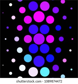 Spotted colorful vector background. Abstract halftone illustration pattern. Vintage texture
