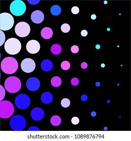 Spotted colorful vector background. Abstract halftone illustration pattern. Vintage texture
