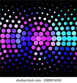 Spotted colorful vector background. Abstract halftone illustration pattern. Vintage texture
