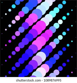 Spotted colorful vector background. Abstract halftone illustration pattern. Vintage texture
