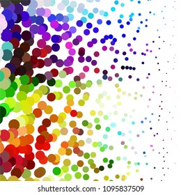 Spotted colorful vector background. Abstract halftone illustration pattern. Vintage texture
