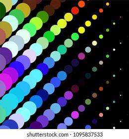 Spotted colorful vector background. Abstract halftone illustration pattern. Vintage texture
