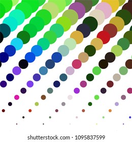 Spotted colorful vector background. Abstract halftone illustration pattern. Vintage texture
