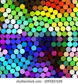Spotted colorful vector background. Abstract halftone illustration pattern. Vintage texture
