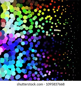 Spotted colorful vector background. Abstract halftone illustration pattern. Vintage texture
