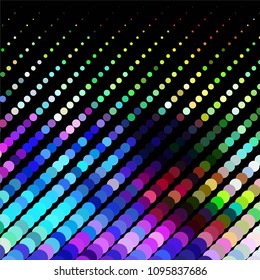 Spotted colorful vector background. Abstract halftone illustration pattern. Vintage texture
