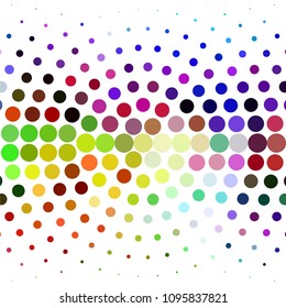 Spotted colorful vector background. Abstract halftone illustration pattern. Vintage texture
