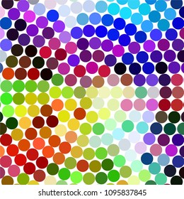Spotted colorful vector background. Abstract halftone illustration pattern. Vintage texture
