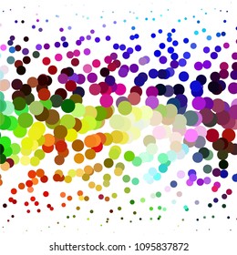 Spotted colorful vector background. Abstract halftone illustration pattern. Vintage texture
