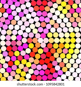 Spotted colorful vector background. Abstract halftone illustration pattern. Vintage texture
