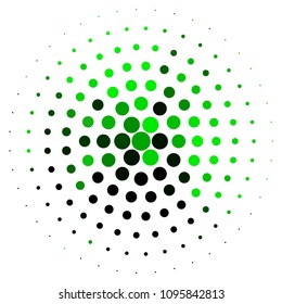 Spotted colorful vector background. Abstract halftone illustration pattern. Vintage texture
