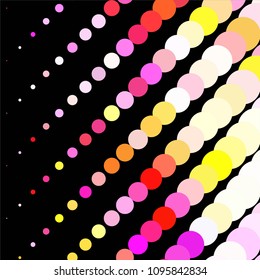 Spotted colorful vector background. Abstract halftone illustration pattern. Vintage texture
