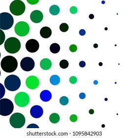 Spotted colorful vector background. Abstract halftone illustration pattern. Vintage texture
