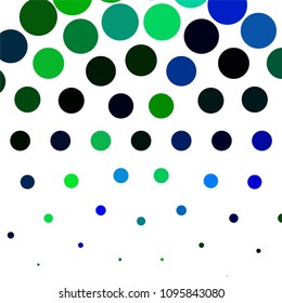 Spotted colorful vector background. Abstract halftone illustration pattern. Vintage texture
