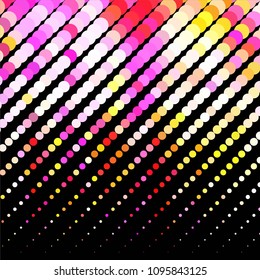 Spotted colorful vector background. Abstract halftone illustration pattern. Vintage texture
