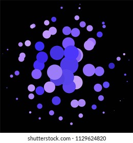 Spotted colorful vector background. Abstract halftone illustration pattern. Vintage texture

