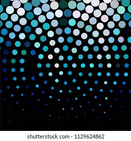 Spotted colorful vector background. Abstract halftone illustration pattern. Vintage texture
