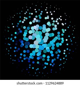 Spotted colorful vector background. Abstract halftone illustration pattern. Vintage texture
