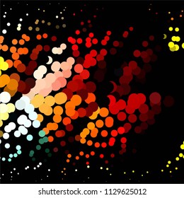 Spotted colorful vector background. Abstract halftone illustration pattern. Vintage texture
