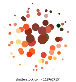 Spotted colorful vector background. Abstract halftone illustration pattern. Vintage texture
