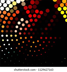 Spotted colorful vector background. Abstract halftone illustration pattern. Vintage texture
