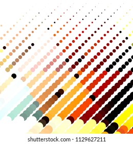 Spotted colorful vector background. Abstract halftone illustration pattern. Vintage texture
