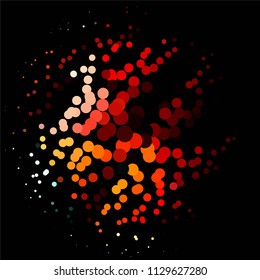 Spotted colorful vector background. Abstract halftone illustration pattern. Vintage texture
