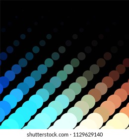 Spotted colorful vector background. Abstract halftone illustration pattern. Vintage texture
