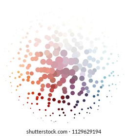 Spotted colorful vector background. Abstract halftone illustration pattern. Vintage texture
