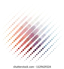Spotted colorful vector background. Abstract halftone illustration pattern. Vintage texture

