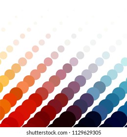 Spotted colorful vector background. Abstract halftone illustration pattern. Vintage texture

