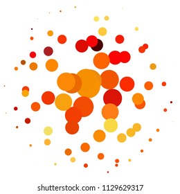 Spotted colorful vector background. Abstract halftone illustration pattern. Vintage texture
