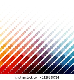 Spotted colorful vector background. Abstract halftone illustration pattern. Vintage texture

