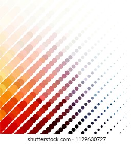 Spotted colorful vector background. Abstract halftone illustration pattern. Vintage texture
