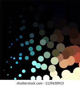 Spotted colorful vector background. Abstract halftone illustration pattern. Vintage texture

