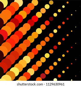Spotted colorful vector background. Abstract halftone illustration pattern. Vintage texture

