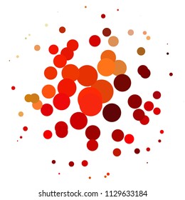 Spotted colorful vector background. Abstract halftone illustration pattern. Vintage texture
