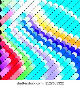 Spotted colorful vector background. Abstract halftone illustration pattern. Vintage texture
