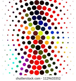 Spotted colorful vector background. Abstract halftone illustration pattern. Vintage texture
