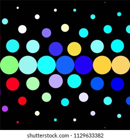 Spotted colorful vector background. Abstract halftone illustration pattern. Vintage texture
