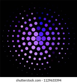 Spotted colorful vector background. Abstract halftone illustration pattern. Vintage texture
