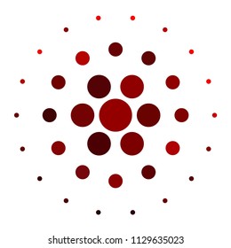 Spotted colorful vector background. Abstract halftone illustration pattern. Vintage texture
