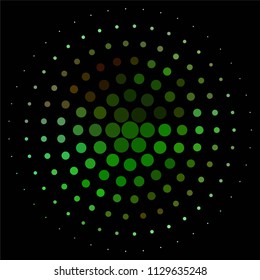 Spotted colorful vector background. Abstract halftone illustration pattern. Vintage texture
