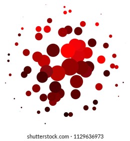 Spotted colorful vector background. Abstract halftone illustration pattern. Vintage texture
